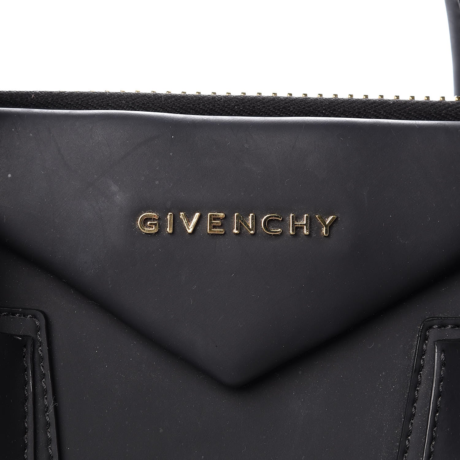Givenchy Rubber Effect Calfskin Medium Antigona Black 7 of 22