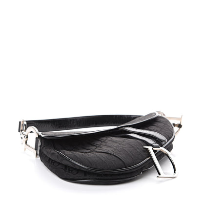 Christian Dior Monogram Saddle Bag Black 3 of 7