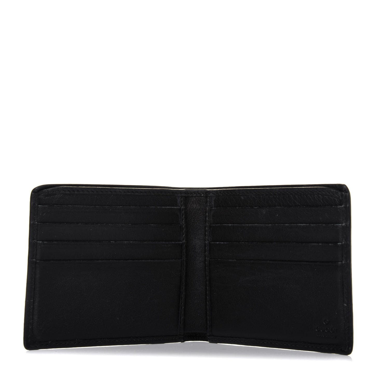Guccissima Calfskin Bi-Fold Wallet Black