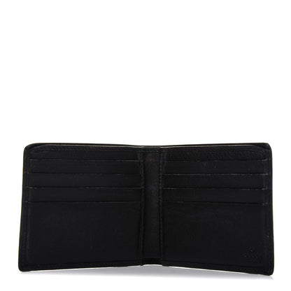 Gucci Guccissima Calfskin Bi-Fold Wallet Black 5 of 13