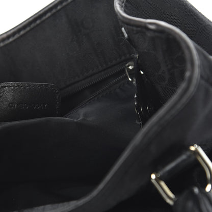 Christian Dior Nylon Monogram Small Lovely Tote Black 9 of 10