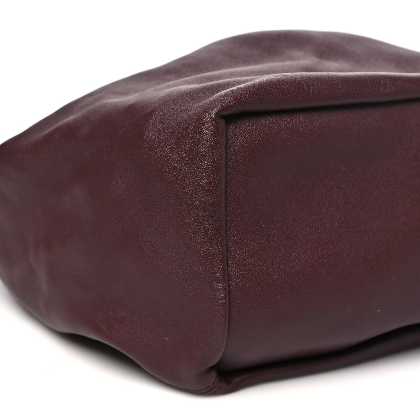 Buttery Nappa Lambskin Medium Squeeze Bag Dark Burgundy