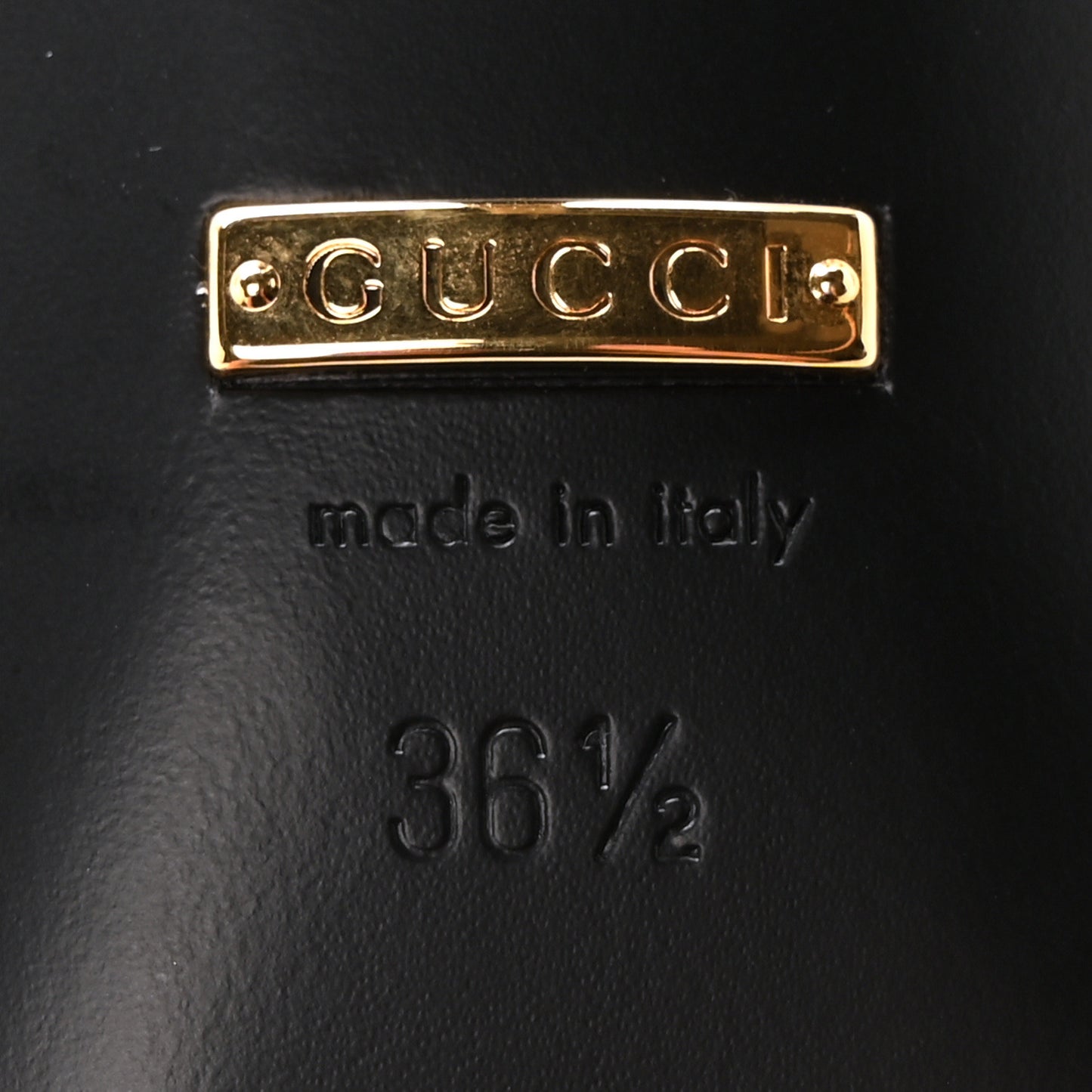 X GUCCI GG Monogram Square Knife 80mm Pumps 36.5 Beige Ebony
