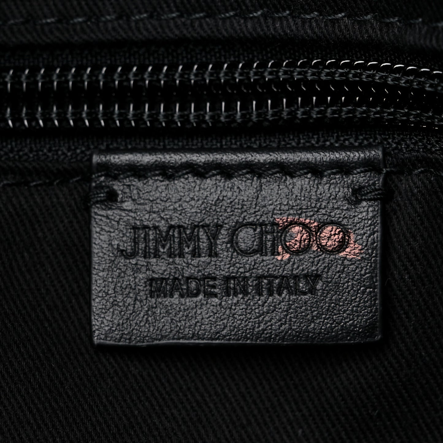 Crocodile Embossed Hobo Bag Black