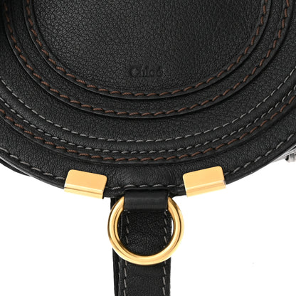 Chloe Calfskin Mini Marcie Round Crossbody Bag Black 8 of 10