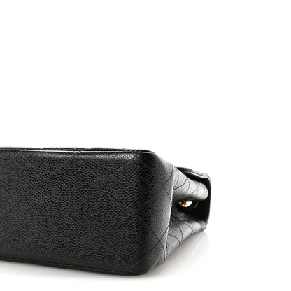 Chanel Caviar Jumbo Single Flap Black 10 of 10