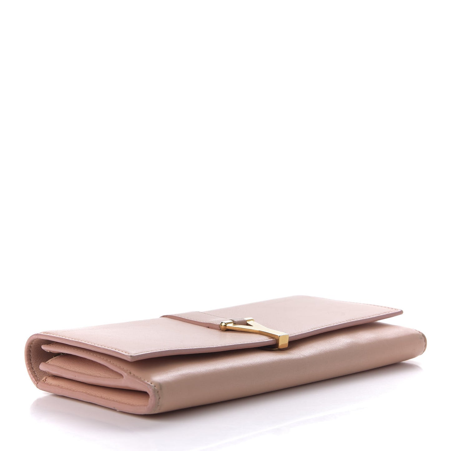 Calfskin Classic Y Ligne Wallet Blush