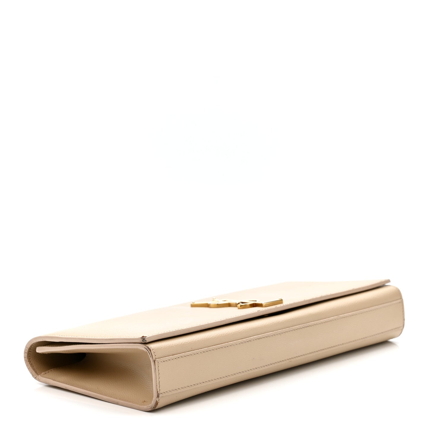 Grain De Poudre Classic Monogram Cassandre Clutch Nude