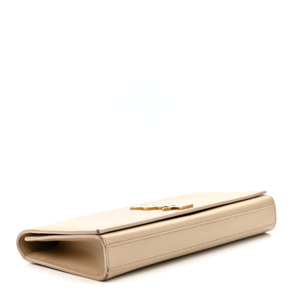 Saint Laurent Grain De Poudre Classic Monogram Cassandre Clutch Nude 4 of 13