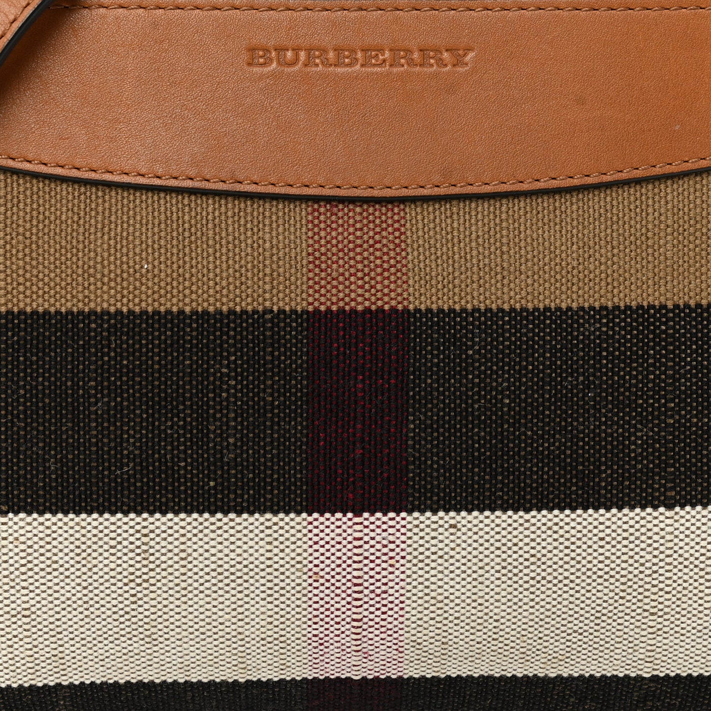 Mega Check Peyton Crossbody Clutch Bag Saddle Brown