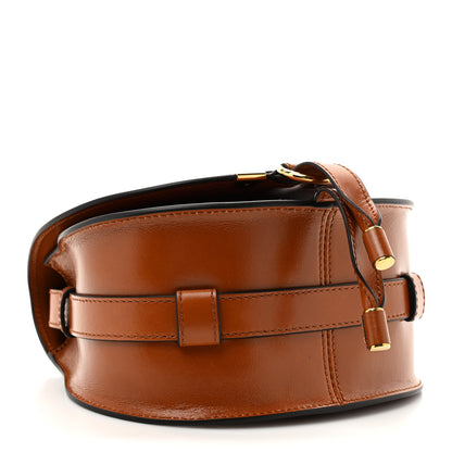 Chloe Shiny Calfskin Small Marcie Saddle Bag Clay Brown 4 of 11