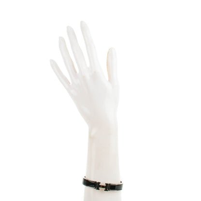 Hermes Enamel Narrow Clic Clac H Bracelet PM Black 2 of 6