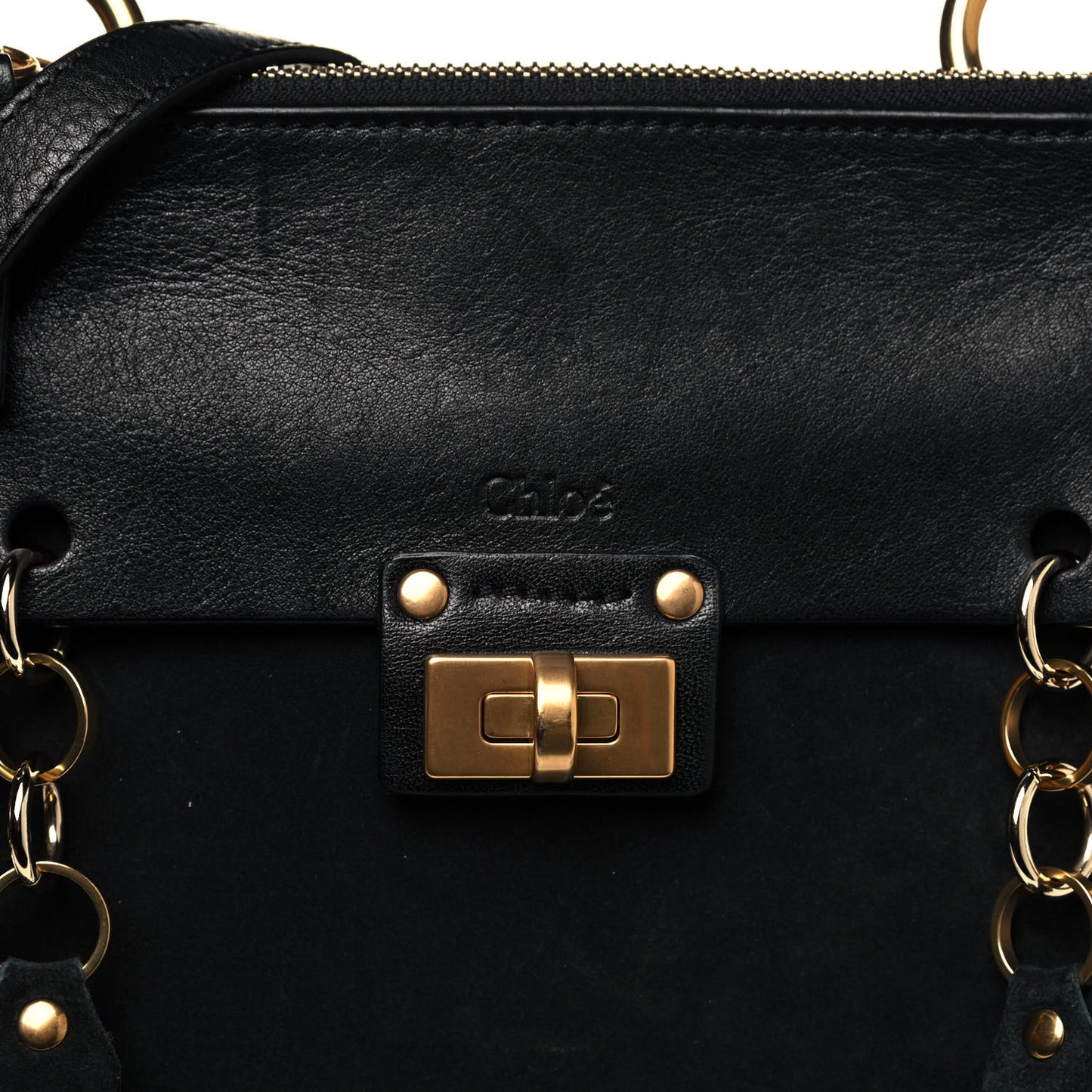 Calfskin Suede Small Jane Fringe Bag Black