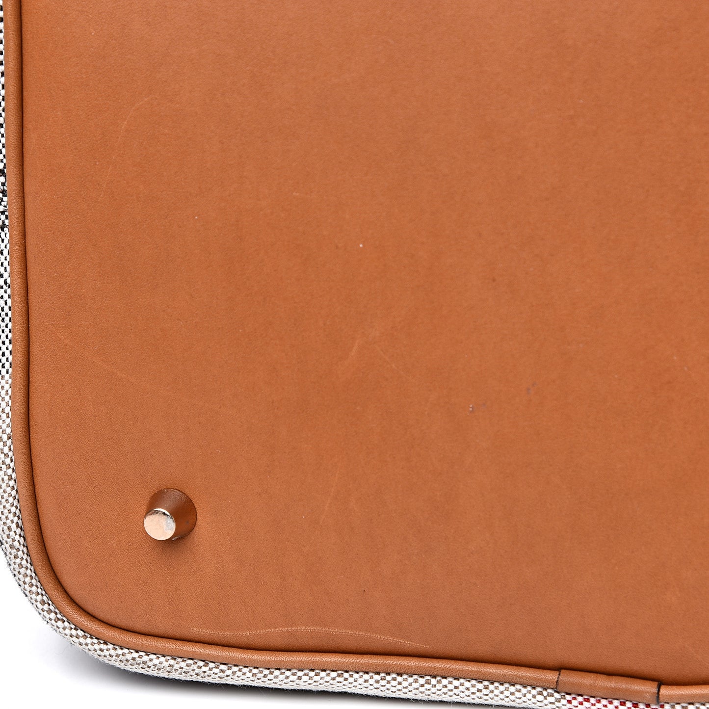 Canvas Mega Check Medium Ashby Hobo Saddle Brown
