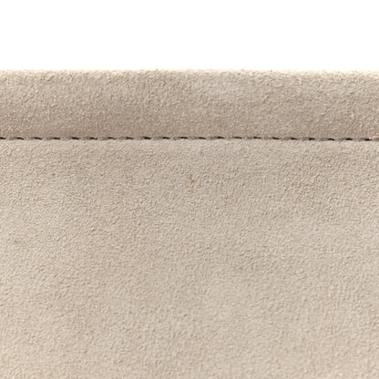 Chloe Calfskin Suede Medium Faye Shoulder Bag Motty Grey 11 of 11