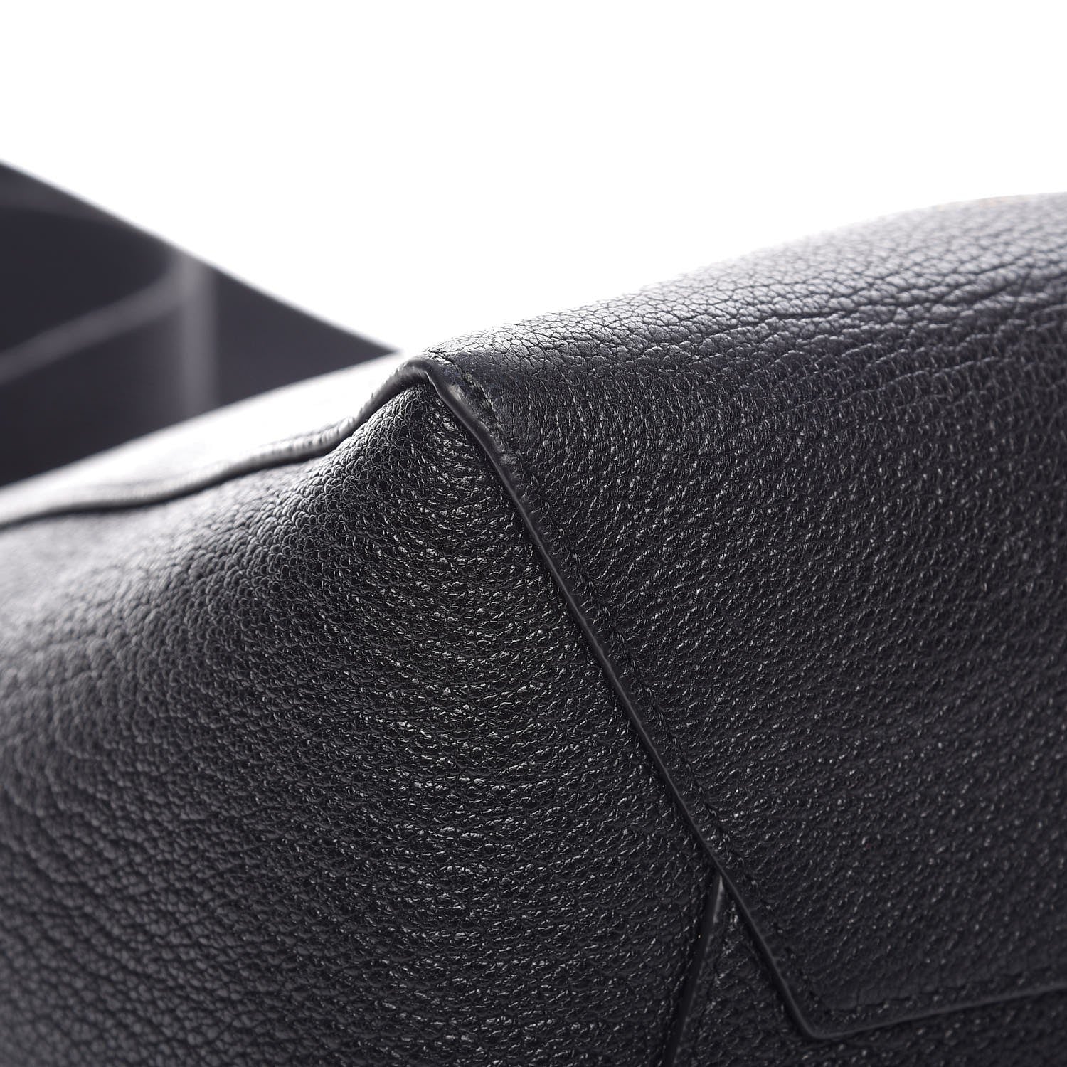 Celine Soft Grained Calfskin Small Sangle Bucket Bag Black 7 of 8