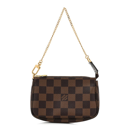 Louis Vuitton Damier Ebene Mini Pochette Accessories 1 of 9