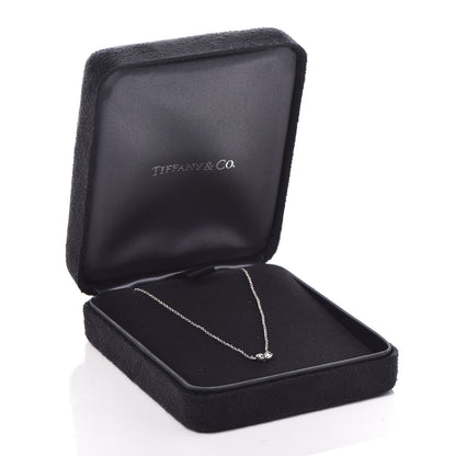 Tiffany Platinum Diamond .43ct Elsa Peretti Diamonds by the Yard Pendant Necklace 10 of 10