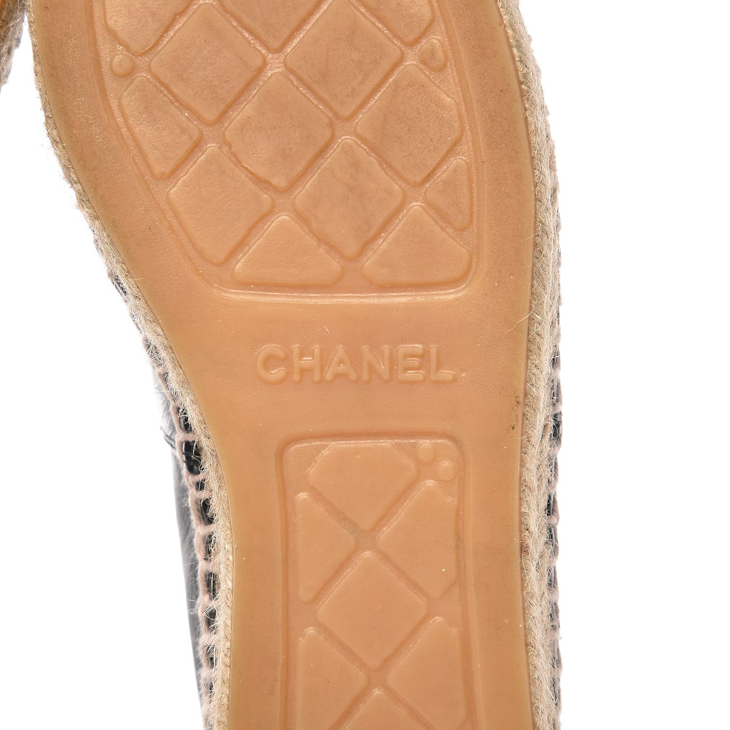 Lambskin CC Espadrilles 39 Black
