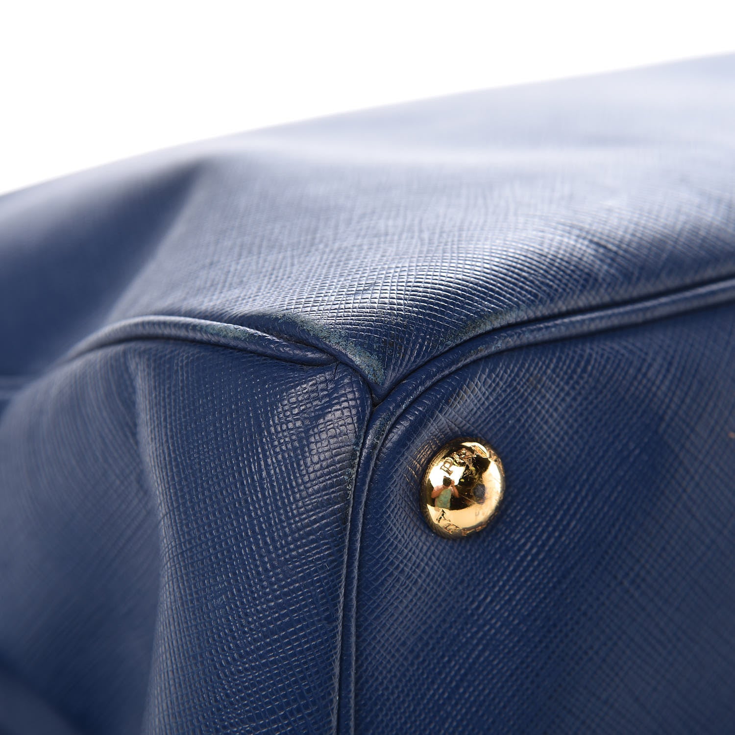 Prada Saffiano Lux Extra Large Galleria Double Zip Tote Bluette 9 of 21
