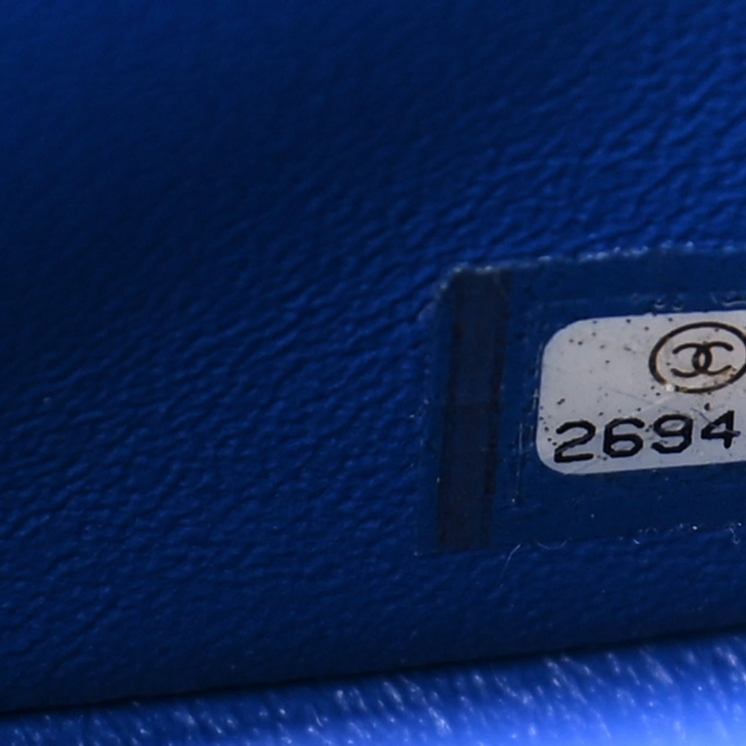 Chanel Lambskin Quilted Mini Square Flap Royal Blue 6 of 10