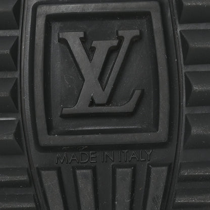 Louis Vuitton Suede Monogram Run Away Sneakers 38 Black 7 of 8