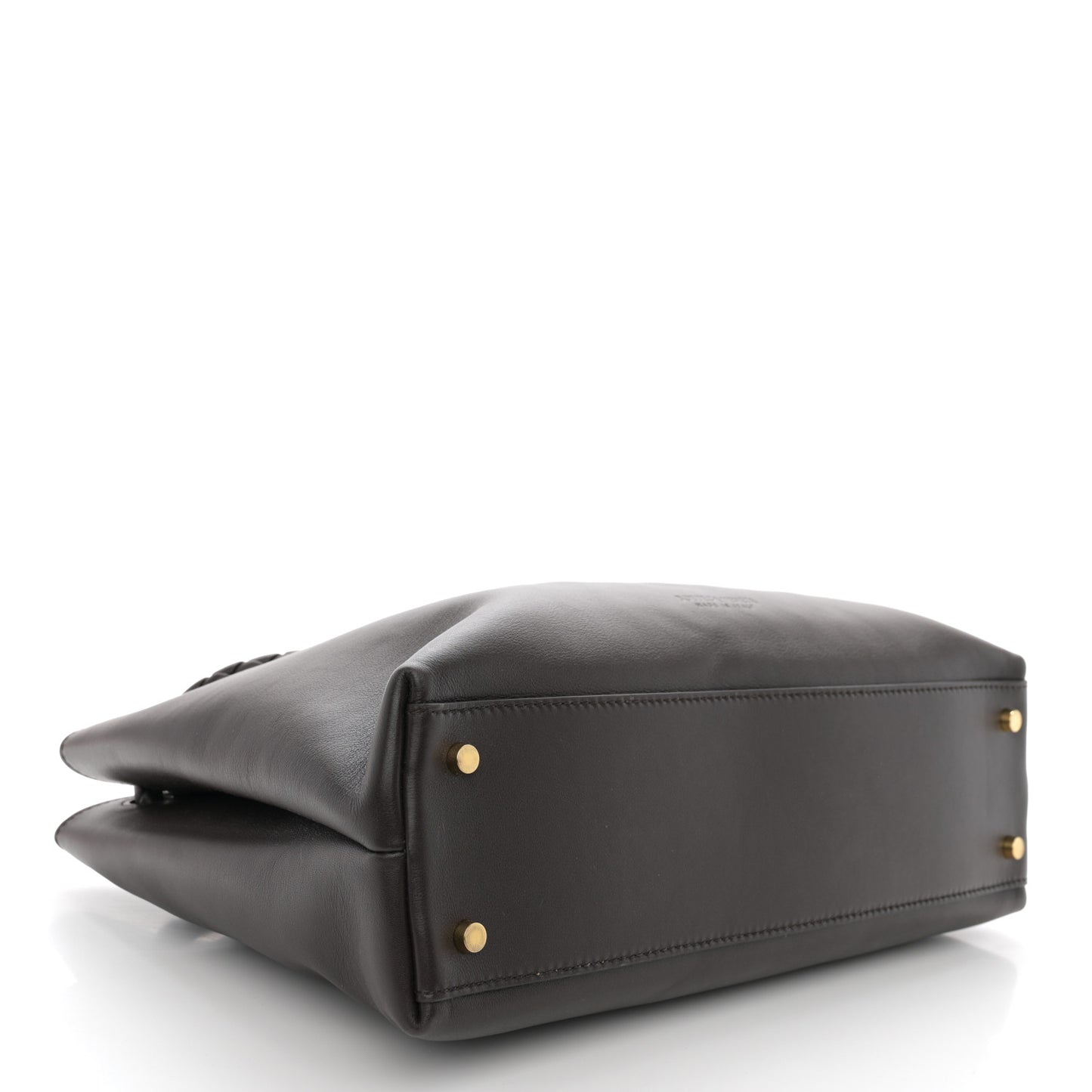 Silky Calfskin Medium Andiamo Shoulder Bag Fondant