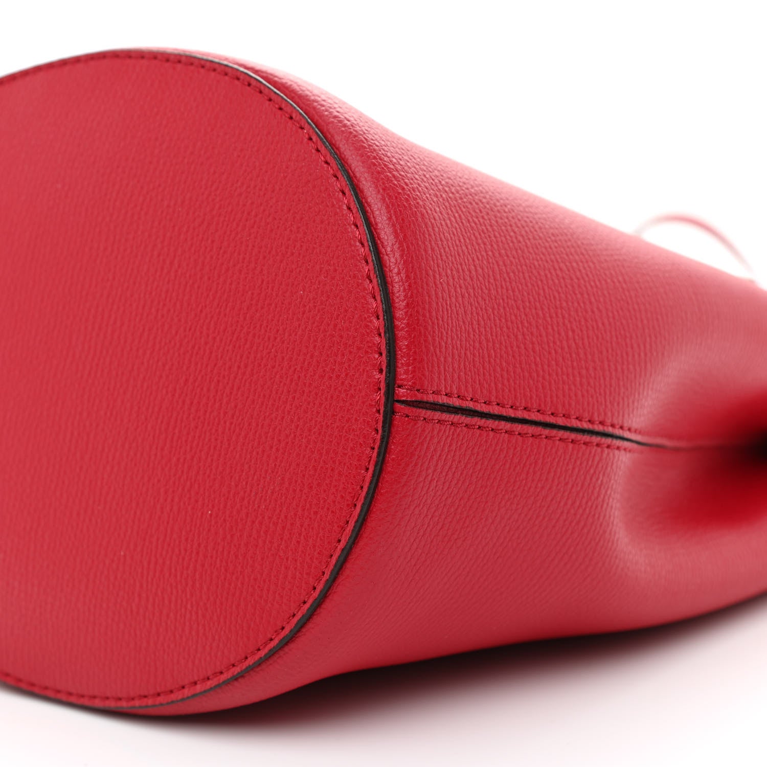 Burberry Haymarket Check Colours Small Lorne Bucket Crossbody Poppy Red 9 of 9