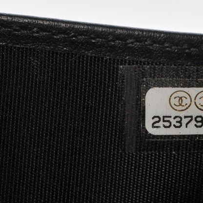 Chanel Caviar Quilted Small Boy Flap Wallet Black 7 of 9