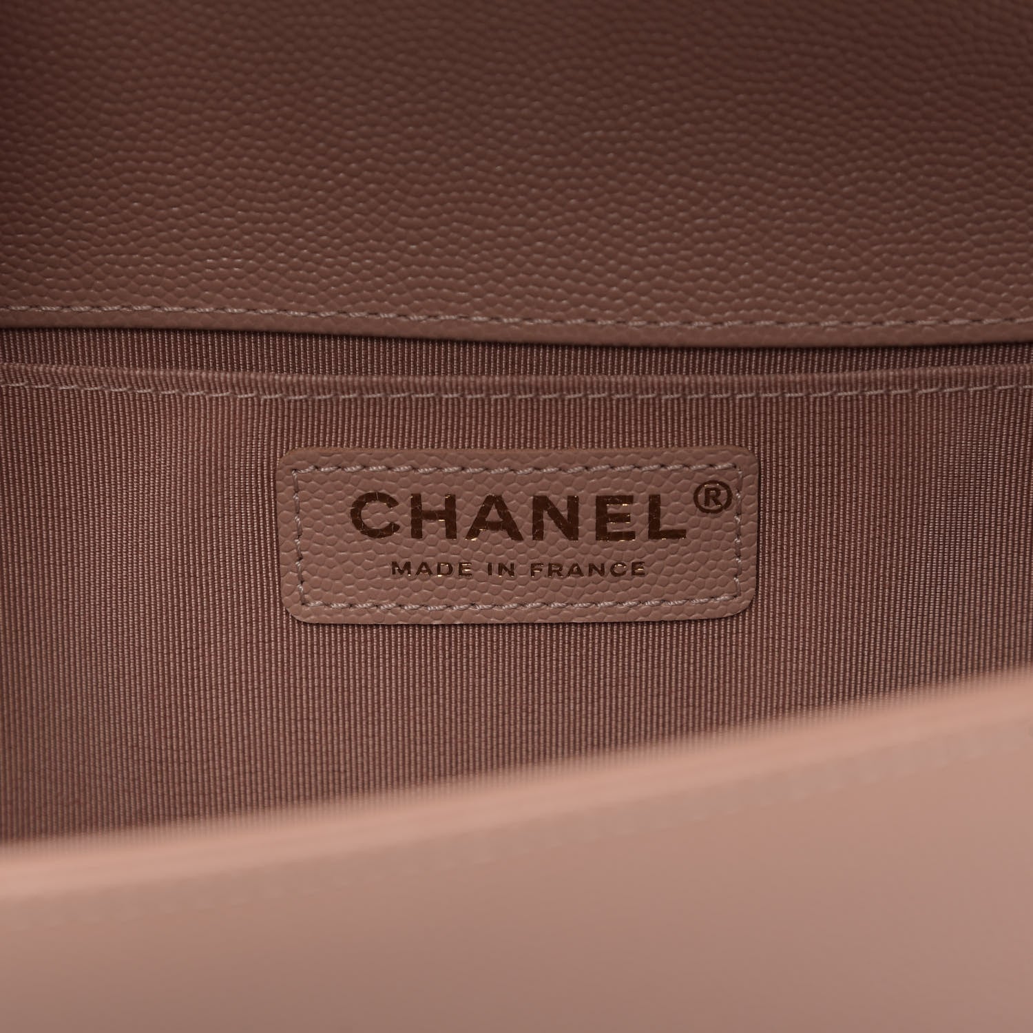 Chanel Caviar Quilted Medium Boy Flap Light Beige 9 of 11