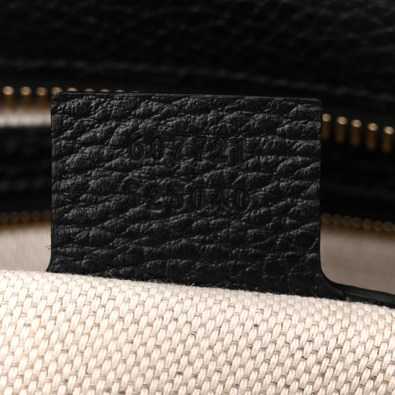 Gucci Dollar Calfskin Large Soho Top Handle Satchel Black 7 of 10