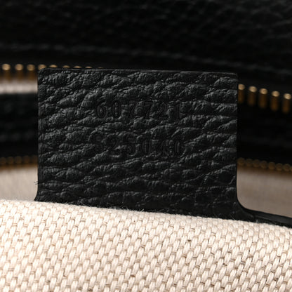 Gucci Dollar Calfskin Large Soho Top Handle Satchel Black 7 of 10