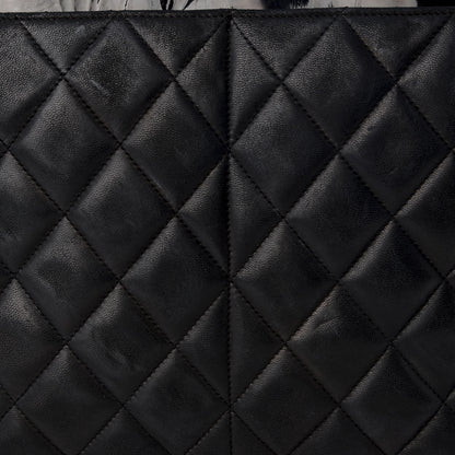 Chanel Lambskin Patent Quilted Shoulder Bag Black 8 of 8