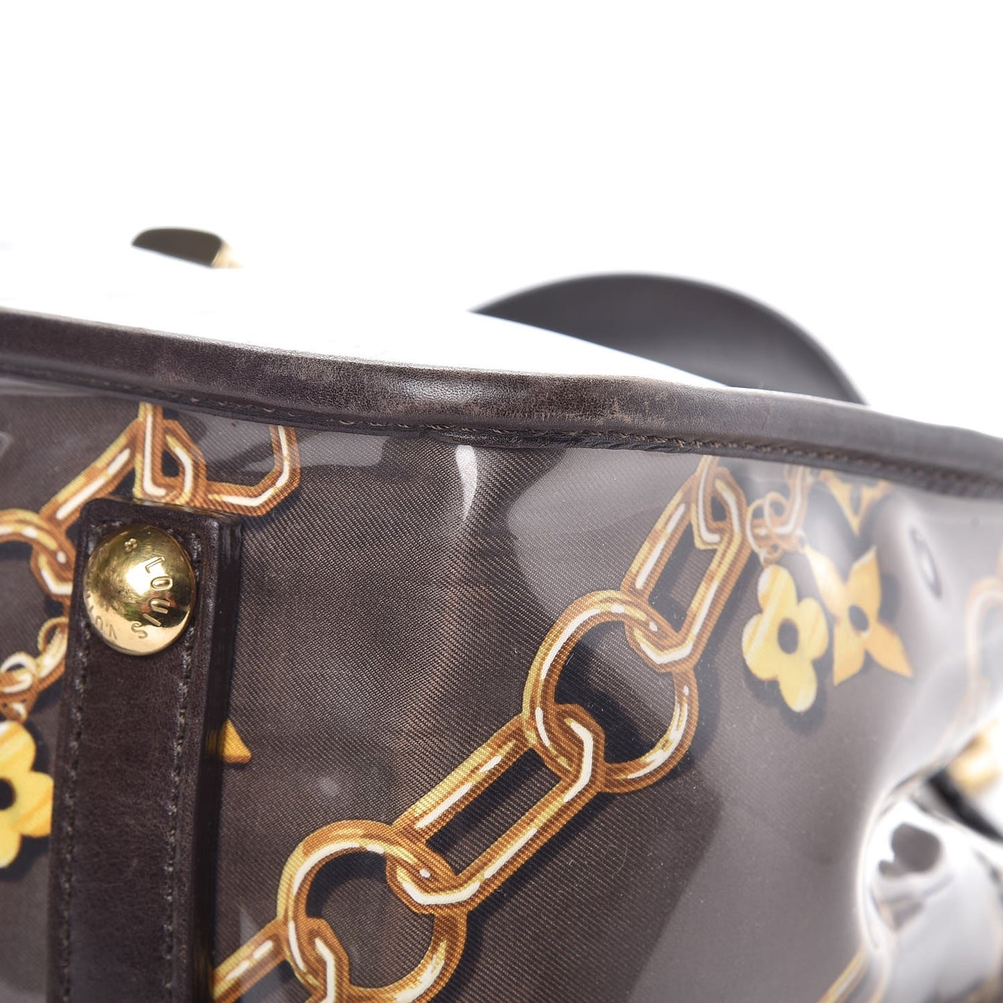 Monogram Charms Cabas Brown