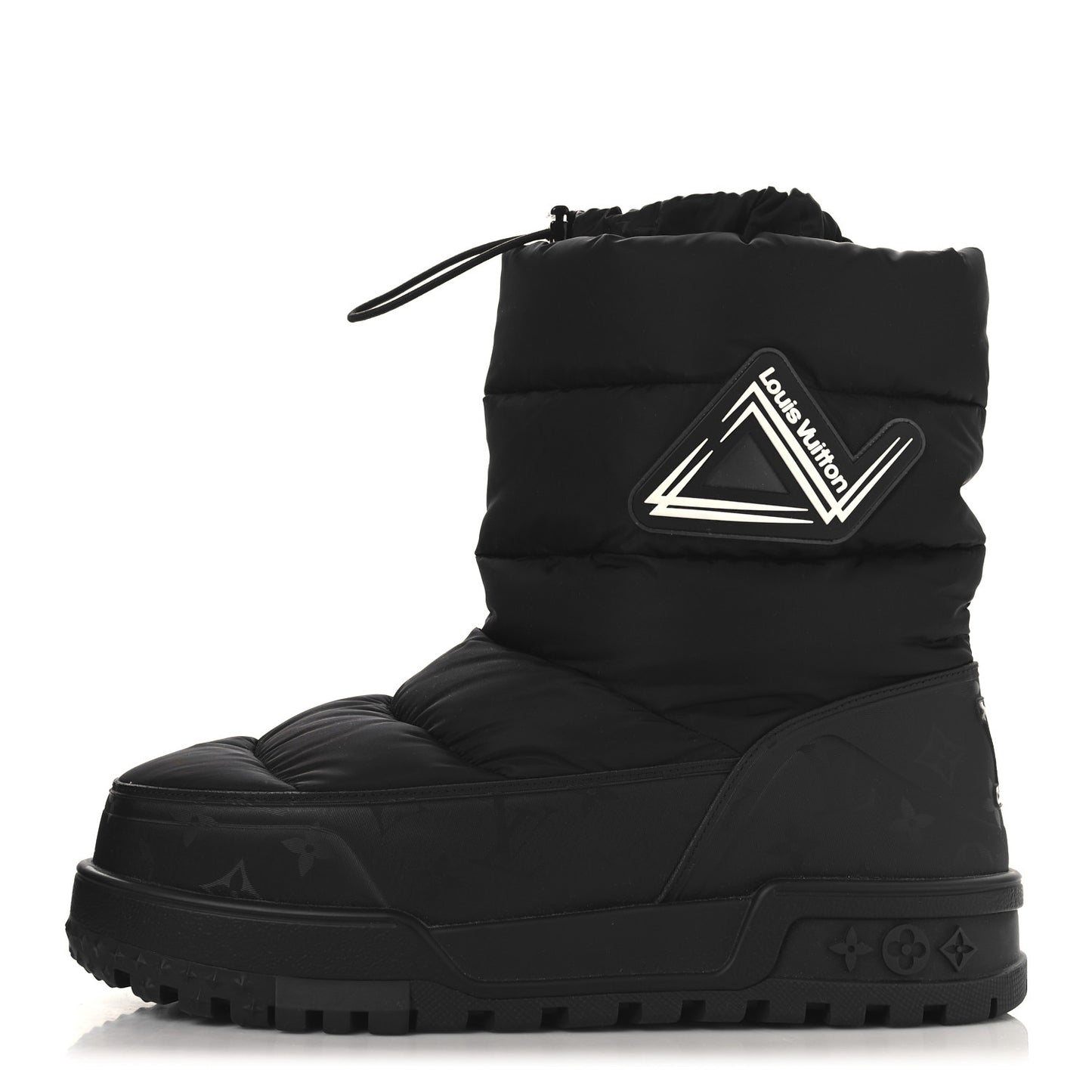 Nylon Monogram LV Alpine Mens Boot 9 Black