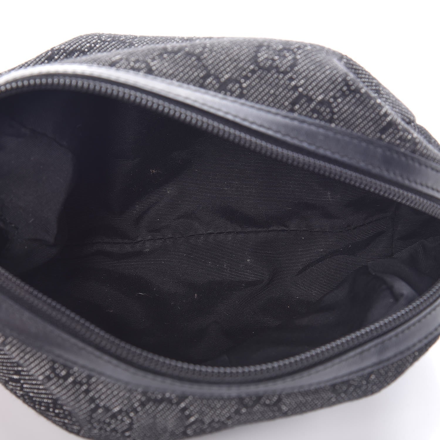 Gucci Denim Monogram Cosmetic Case Black 5 of 8