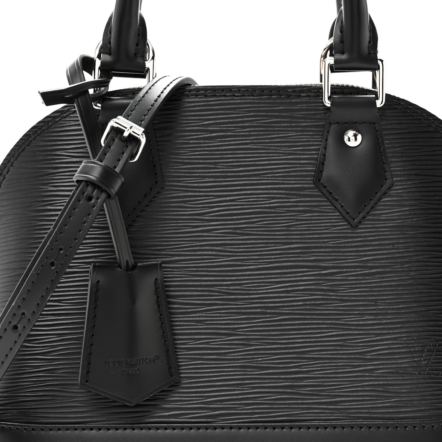 Louis Vuitton Epi Alma BB Black 7 of 10