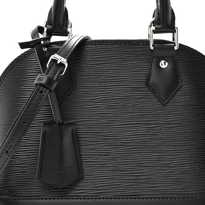 Louis Vuitton Epi Alma BB Black 7 of 10