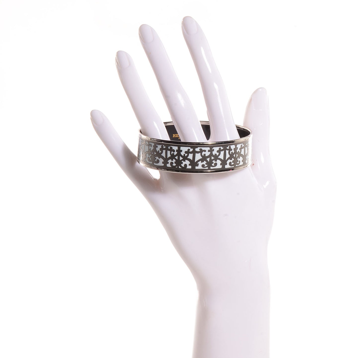 Enamel Printed Wide Balcons du Guadalquivir Bracelet 70 Silver