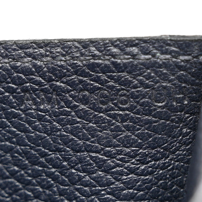Hermes Evercolor Citizen Twill Card Case Bleu Nuit Vert Moyen Bleu Saphir 7 of 13