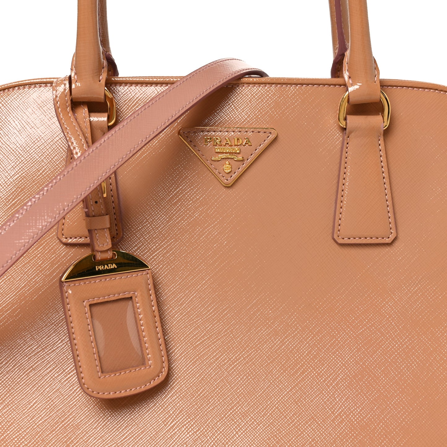 Saffiano Vernice Medium Promenade Tote Orchidea
