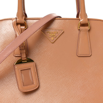 Prada Saffiano Vernice Medium Promenade Tote Orchidea 7 of 9