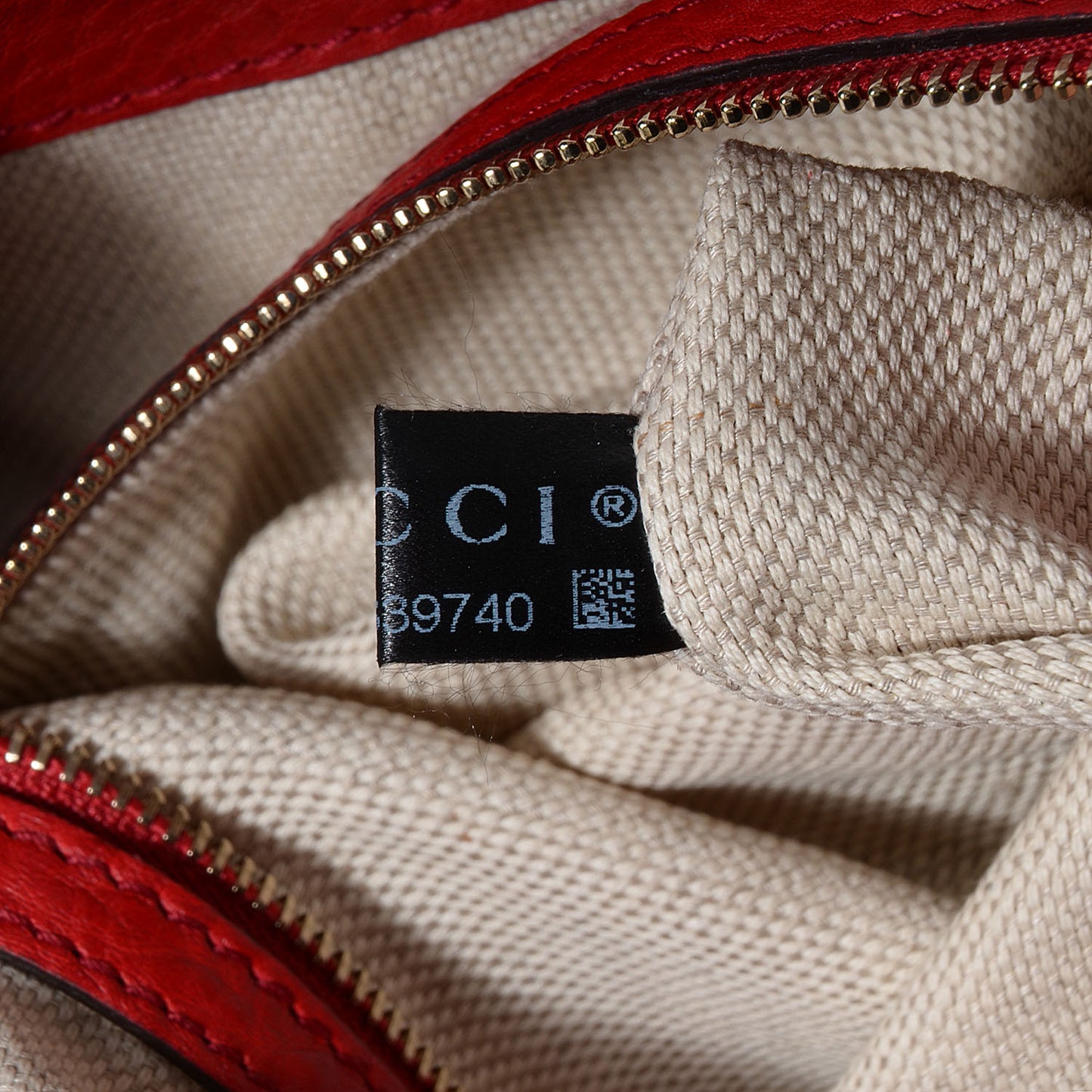 Pebbled Calfskin Medium Soho Chain Shoulder Bag Red