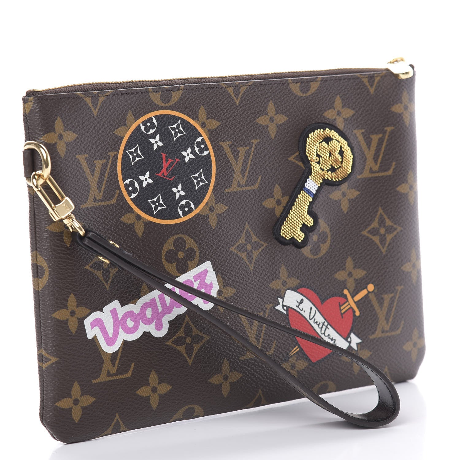 Louis Vuitton Monogram Travel Stickers City Pouch 3 of 8