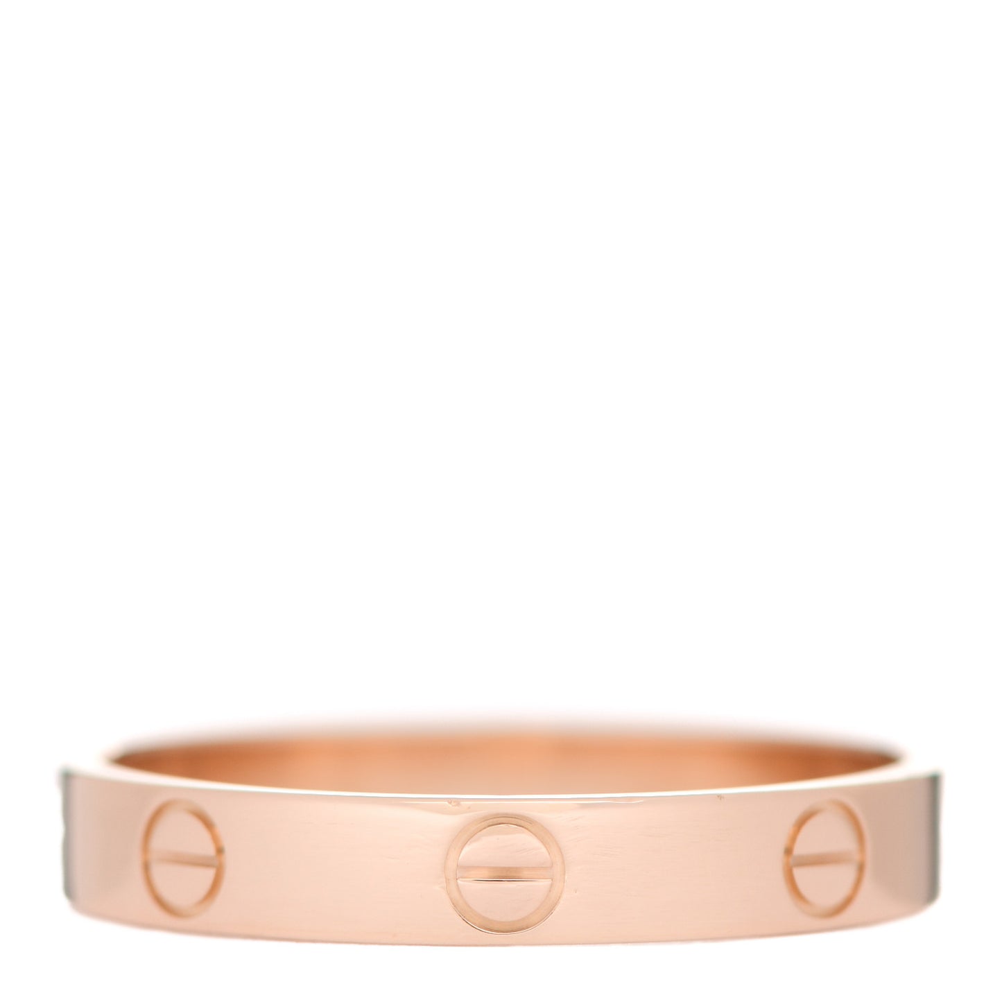 18K Pink Gold 3.5mm LOVE Wedding Band Ring 62 10