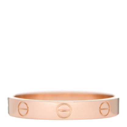 Cartier 18K Pink Gold 3.5mm LOVE Wedding Band Ring 62 10 3 of 4