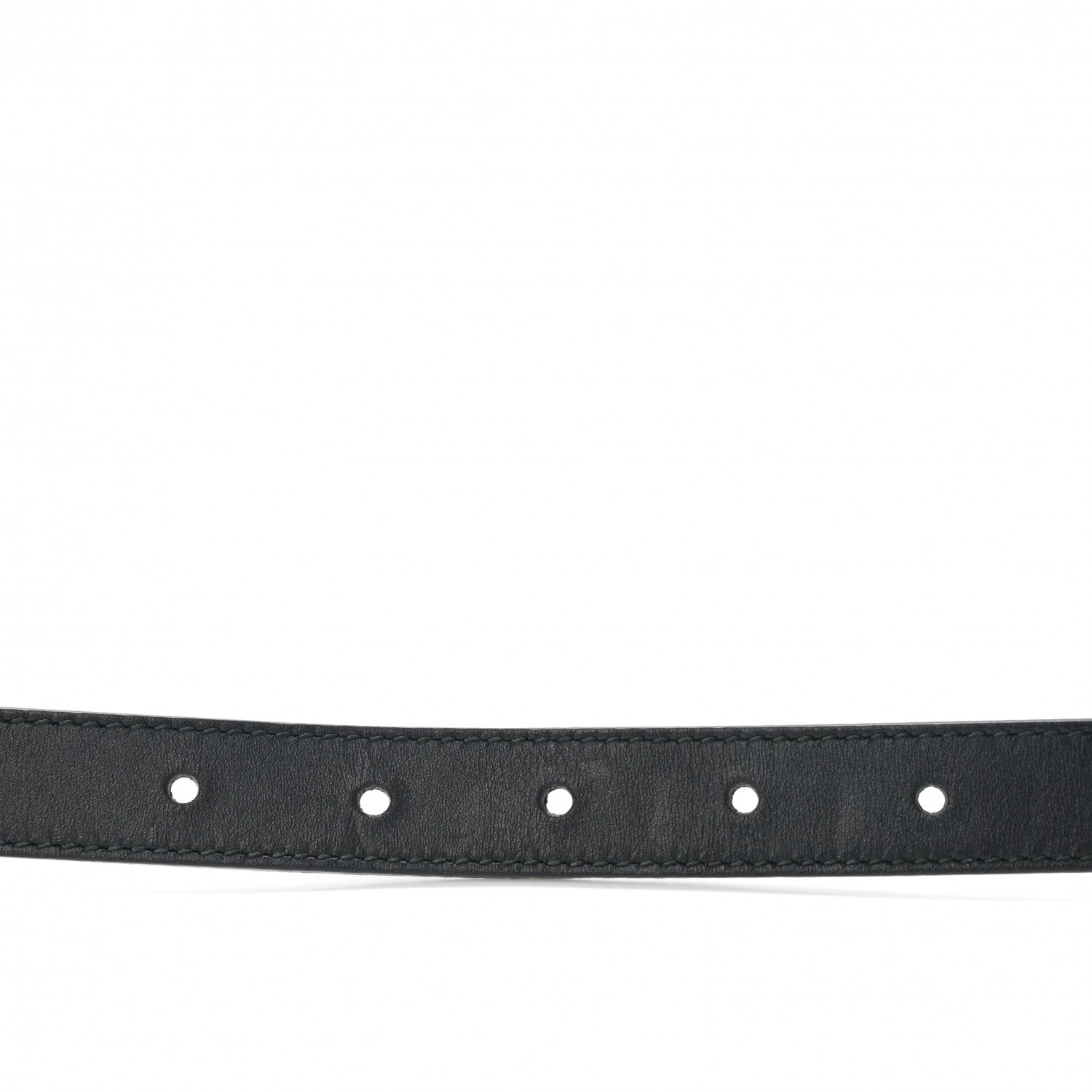 Gucci Calfskin Double G 20mm Belt 80 32 Black 5 of 8
