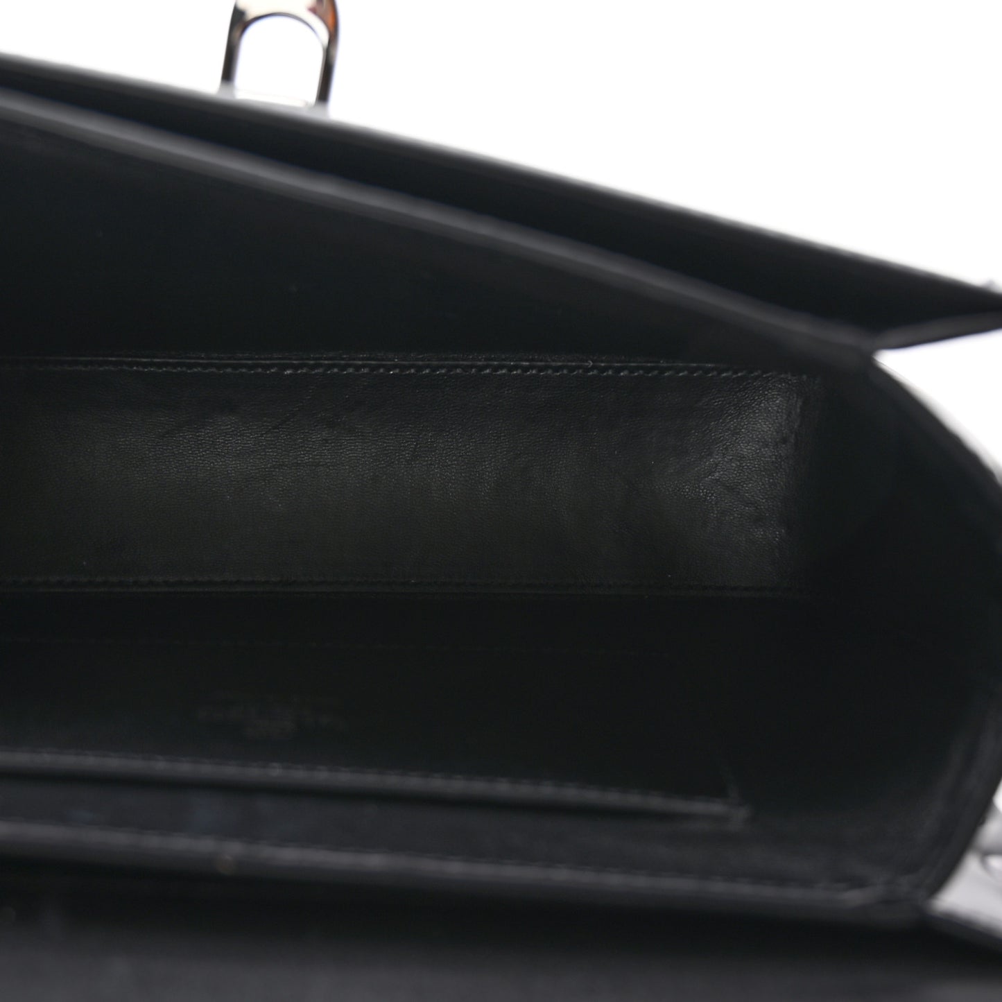 Smooth Calfskin Enamel Tonal Rockstud23 Shoulder Bag Black