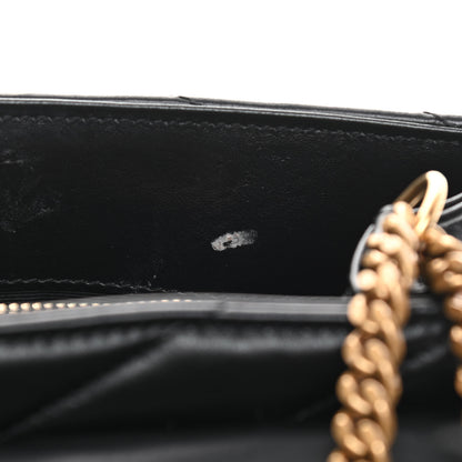 Saint Laurent Calfskin Y Quilted Monogram Medium Loulou Chain Satchel Black 11 of 14