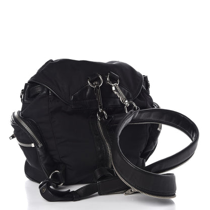 Alexander Wang Nappa Nylon Mini Marti Backpack Black 3 of 12